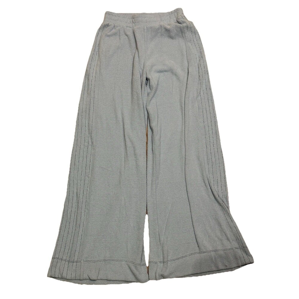 Urban Outfitters Gray French Terry Wide Leg Flare Pants Sweatpants Small EUC